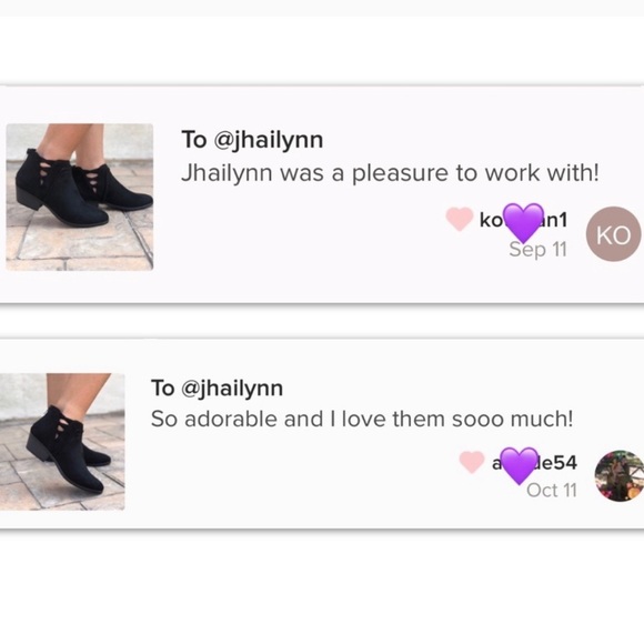 BLACK ANKLE BOOTIES - Picture 5 of 7